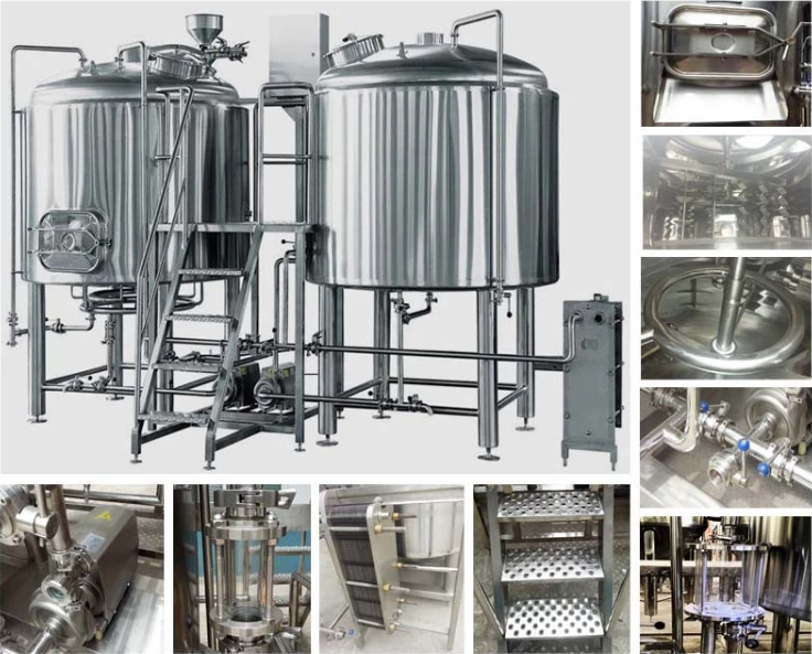 China commercial 500L 3BBL 5BBL beer brewery brewhouse supplier manufacturer  ZXF